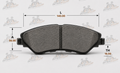 D1523 PASTILLAS DE FRENO D. TOYOTA HILUX 2.7 4X2 2012
