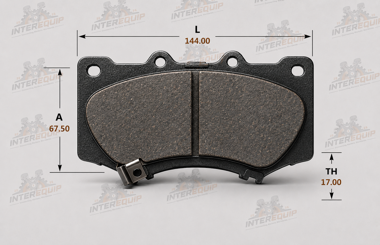 D1567 PASTILLAS DE FRENO D. TOYOTA HI LUZ 2.5 4X4 2009 VIGO TAI.