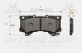 D2442 PASTILLAS DE FRENO D.  TOYOTA LAND CRUICER 2021- TUNDRA 2021