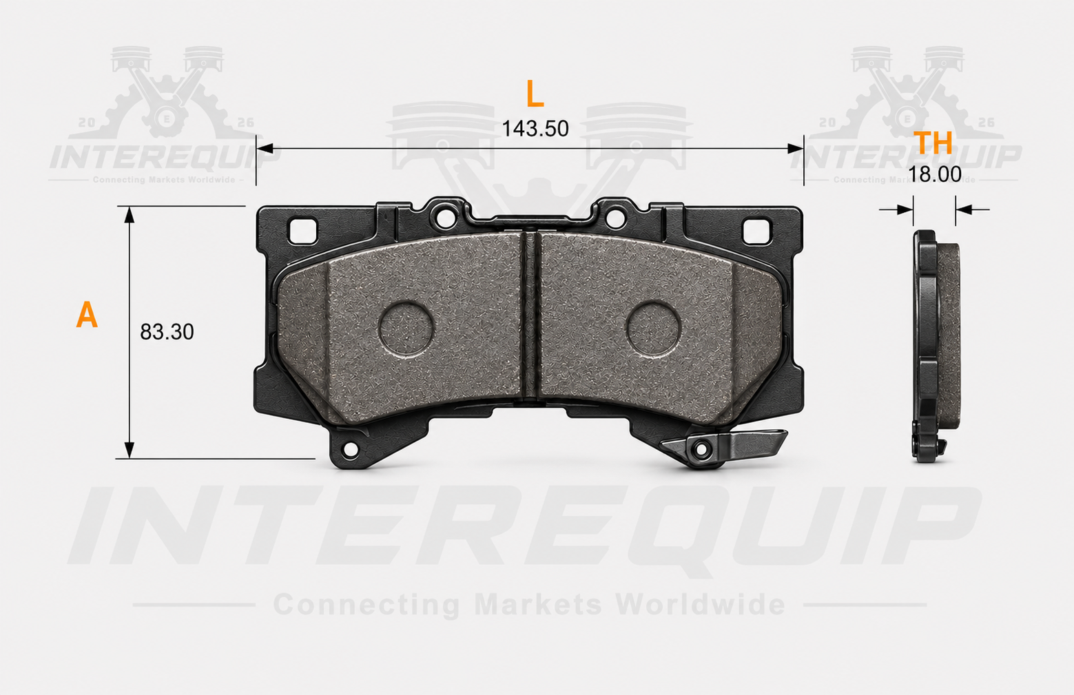 D2442 PASTILLAS DE FRENO D.  TOYOTA LAND CRUICER 2021- TUNDRA 2021