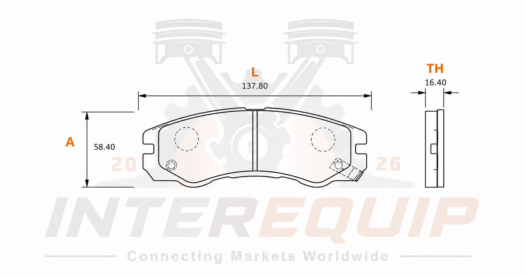 D579 PASTILLAS DE FRENO D.  CHEVROLET TROOPER V6 LUV 3.2 RODEO 3.2