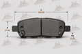 PASTILLAS DE FRENO P. GRAND VITARA SZ 2011- NISSAN XTRAIL  P905